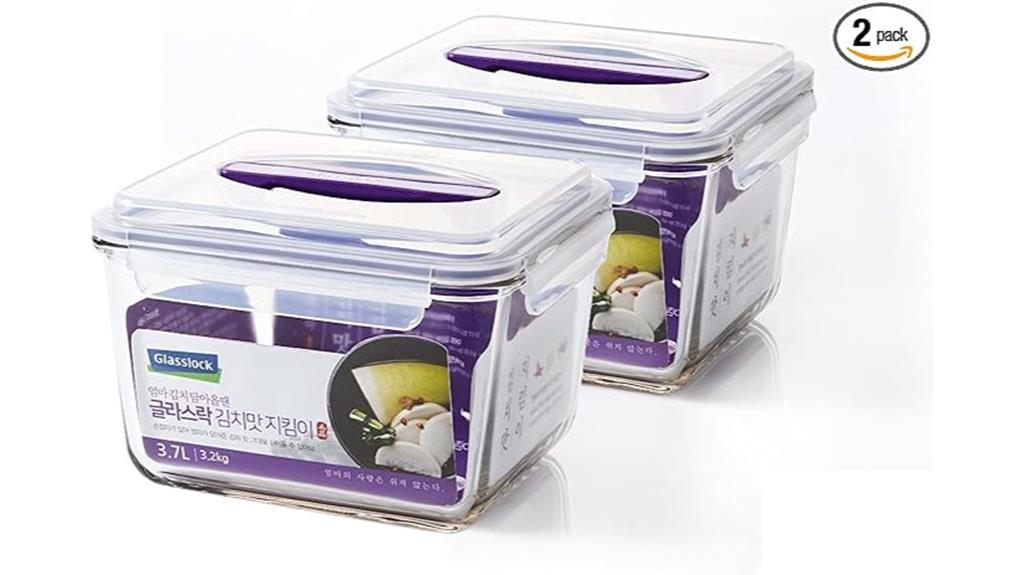 glasslock 125 oz storage set