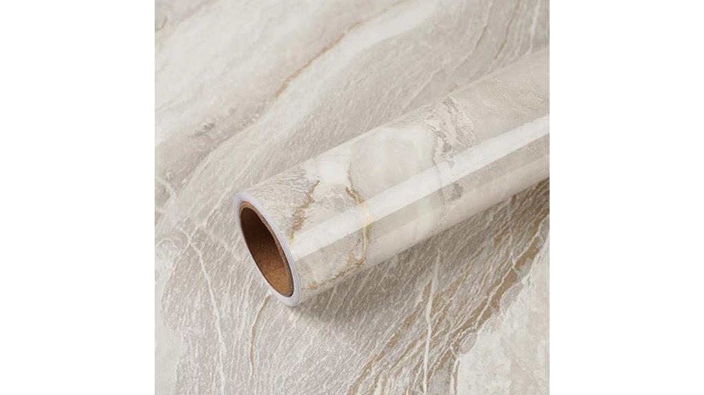 glossy beige gold marble