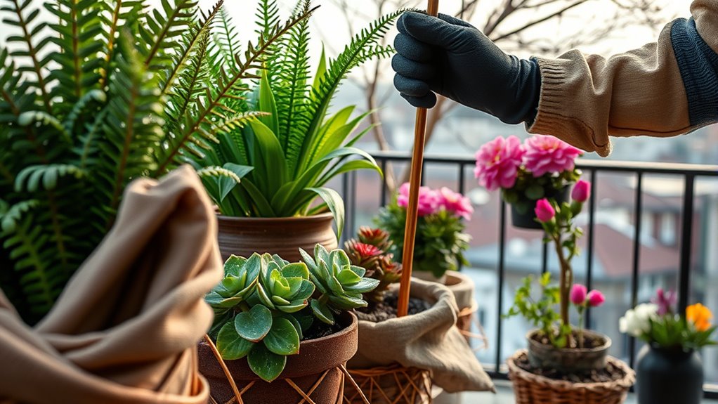gradually outdoor plant transition