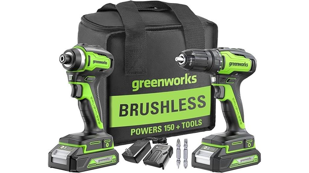 greenworks 24v drill kit