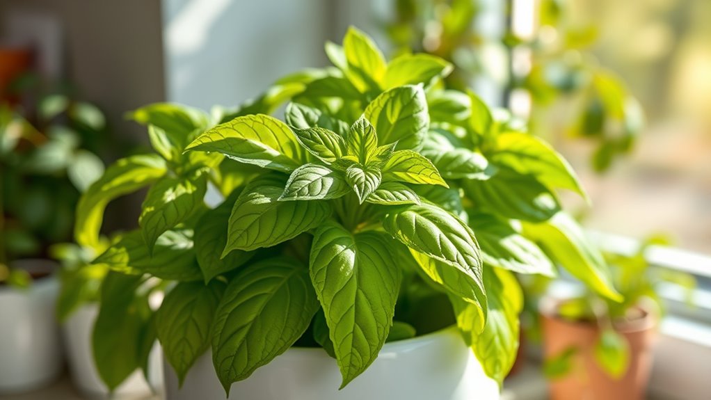 grow basil indoors successfully