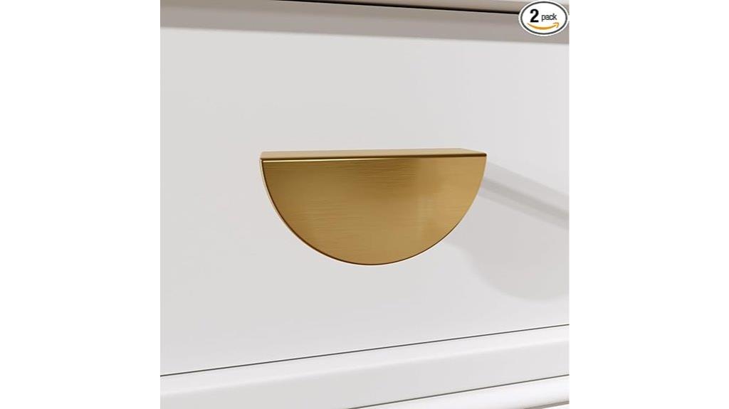 half moon door pulls