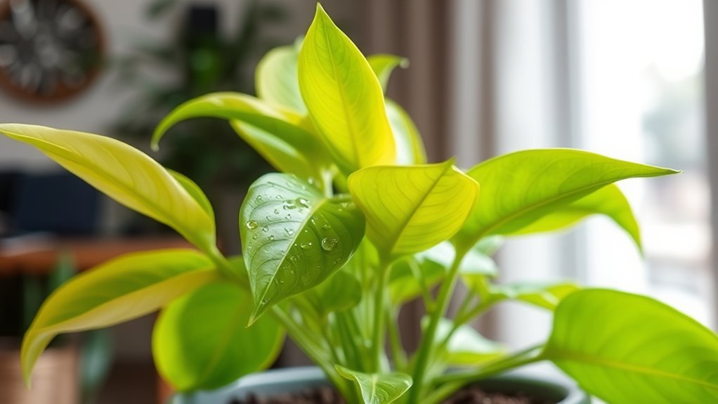 handle plant repotting stress