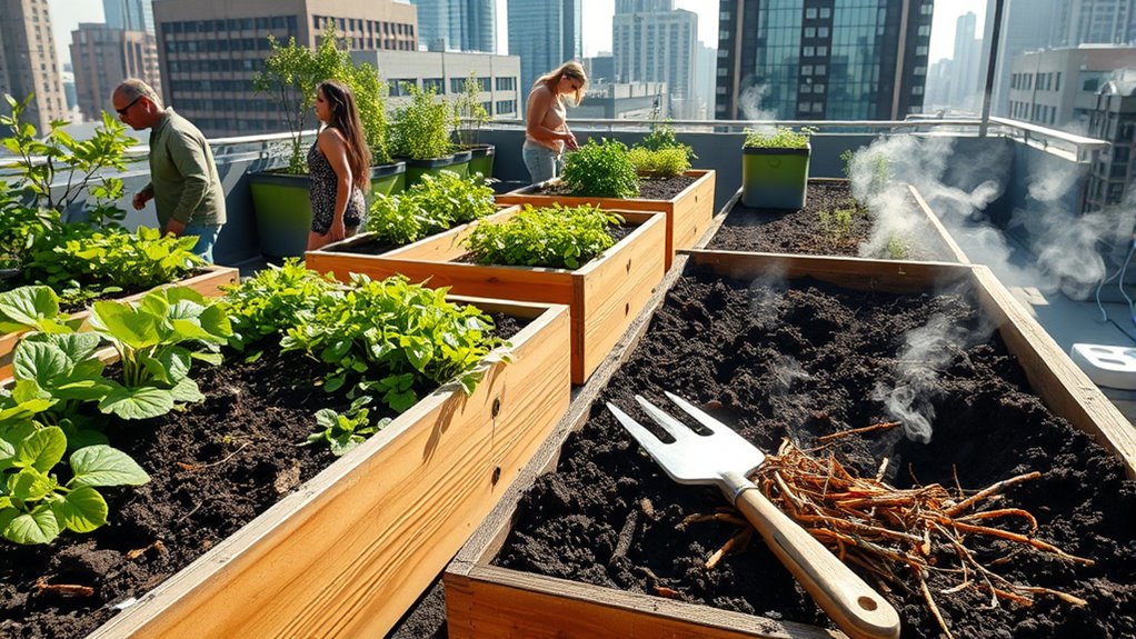 healthy soil through composting