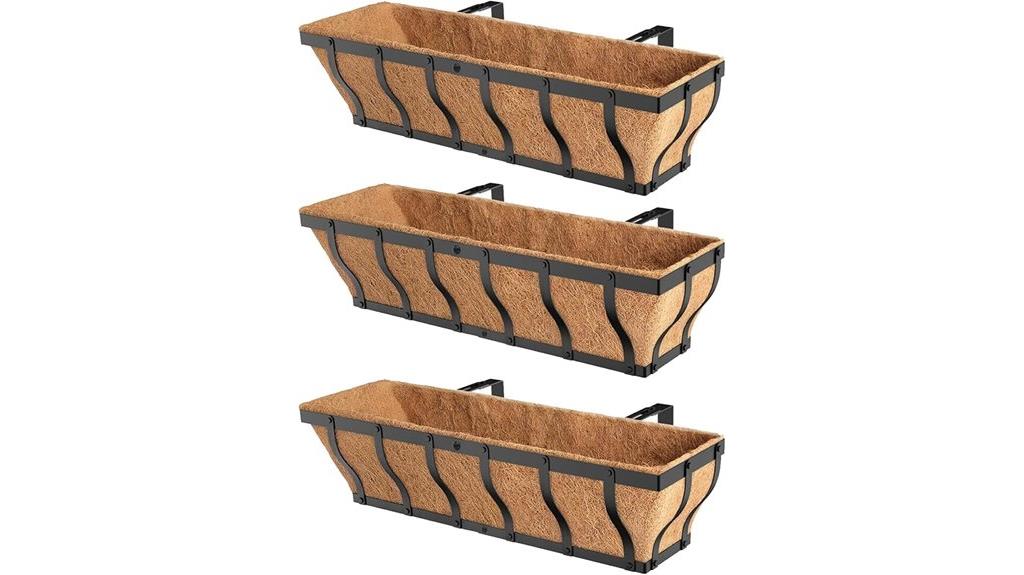 heavy duty balcony planters