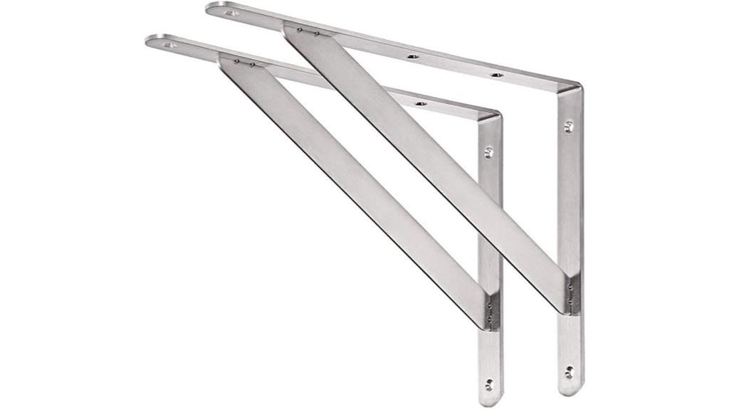 heavy duty steel shelving brackets