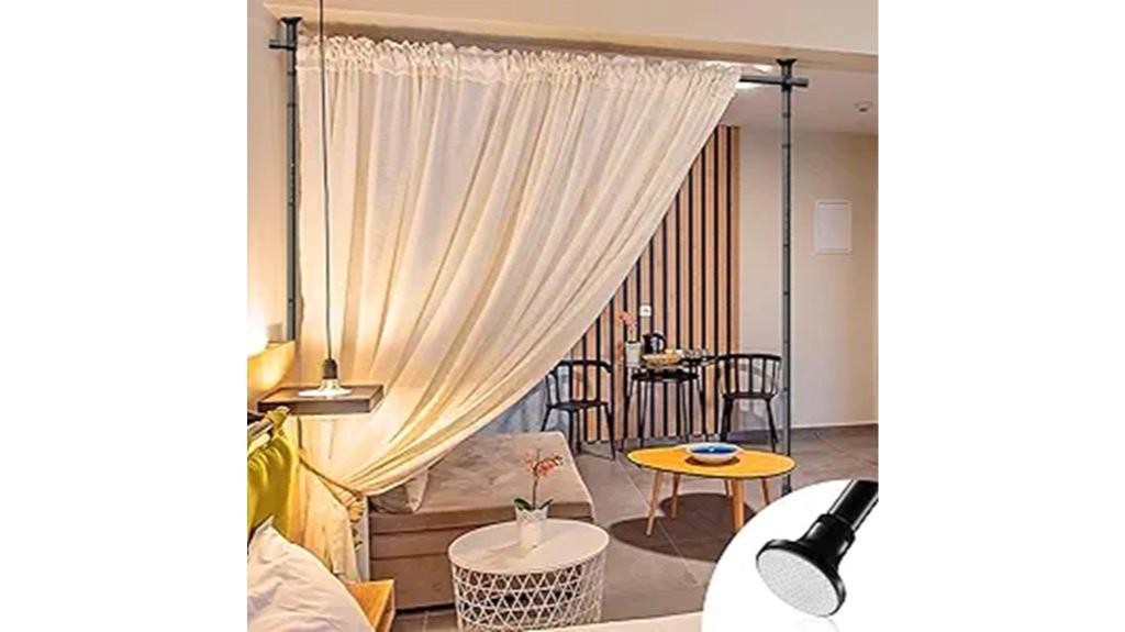 heavy duty tension curtain rod