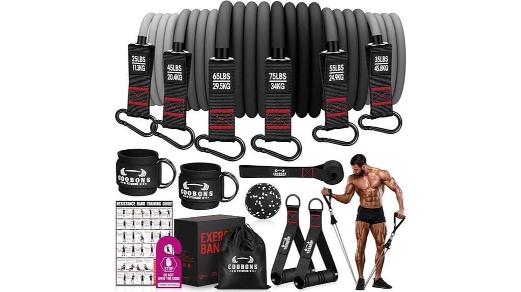 heavy duty workout resistance bands