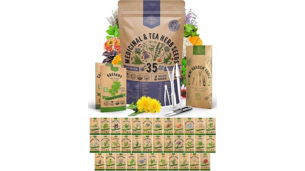 herb and tea seed collection
