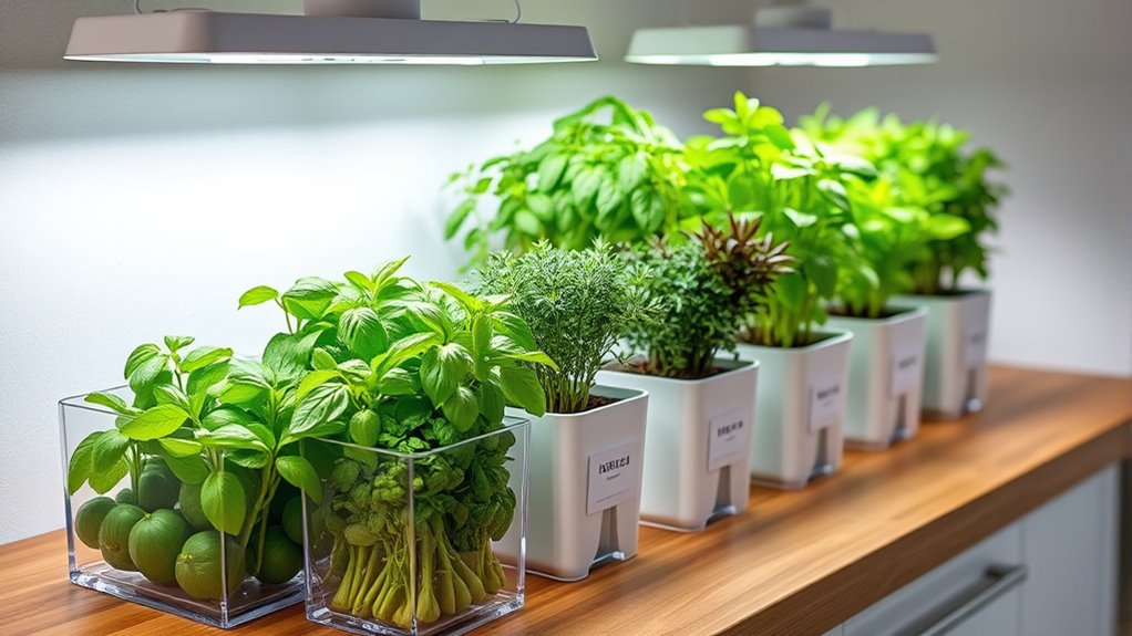 herb variety system lighting