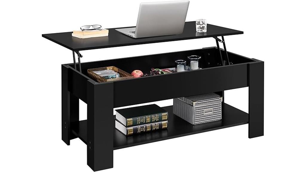 hidden storage lift top