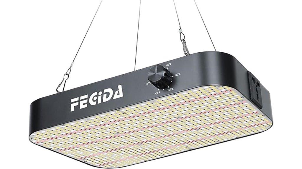high lumen dimmable grow light