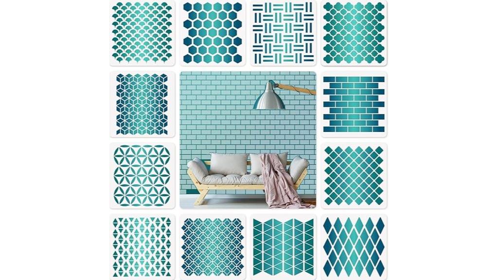 honeycomb stencil drawing kit