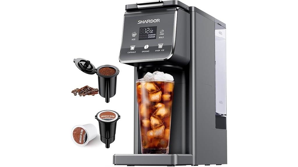 hot and iced coffee maker