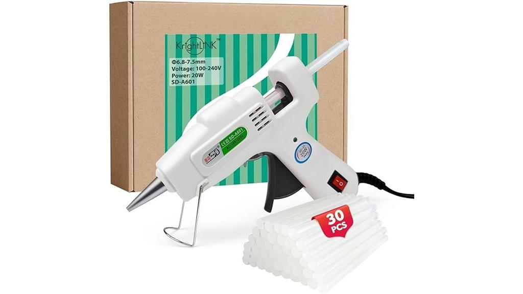 hot glue gun with sticks