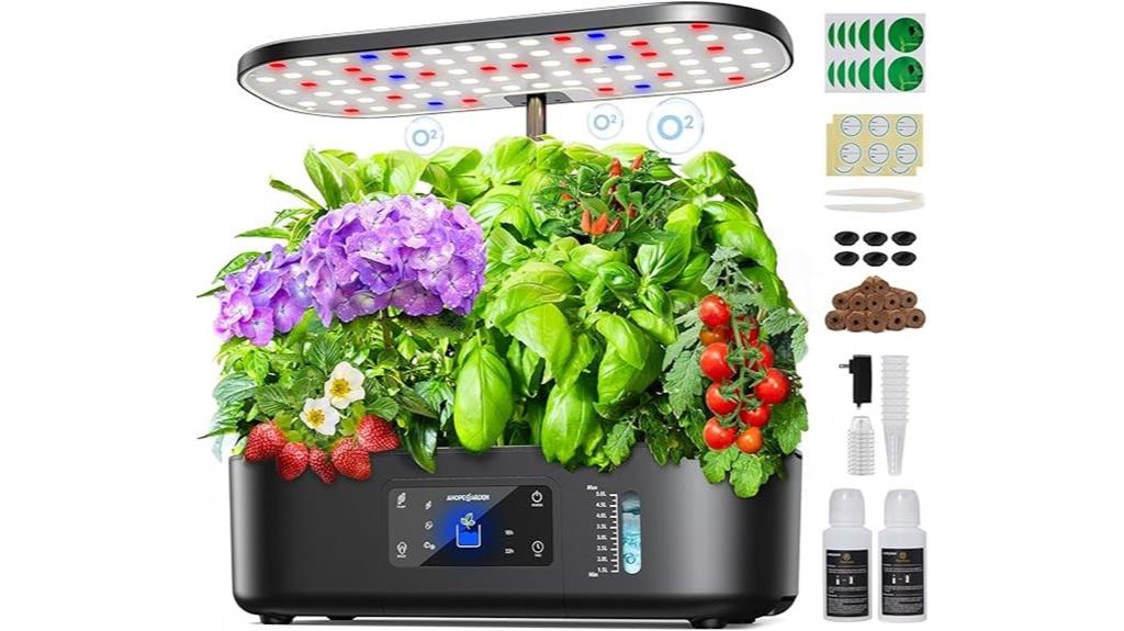 hydroponic kit with light