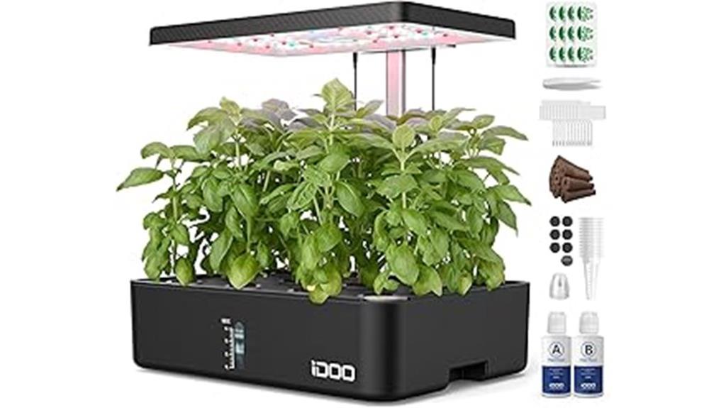 hydroponic kit with pods