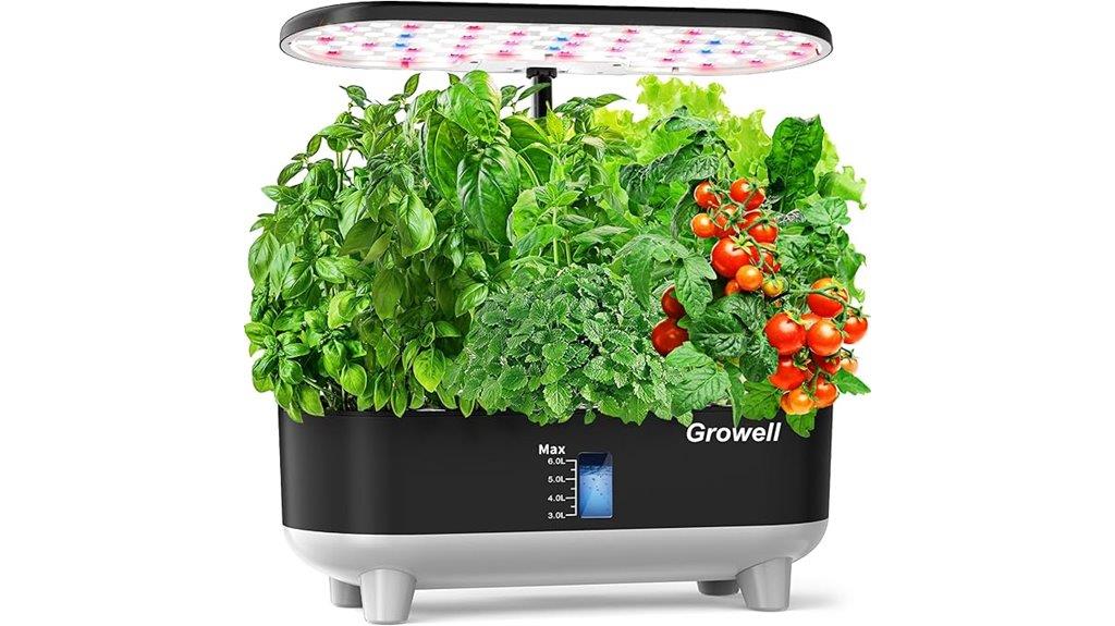 hydroponic kit with pods