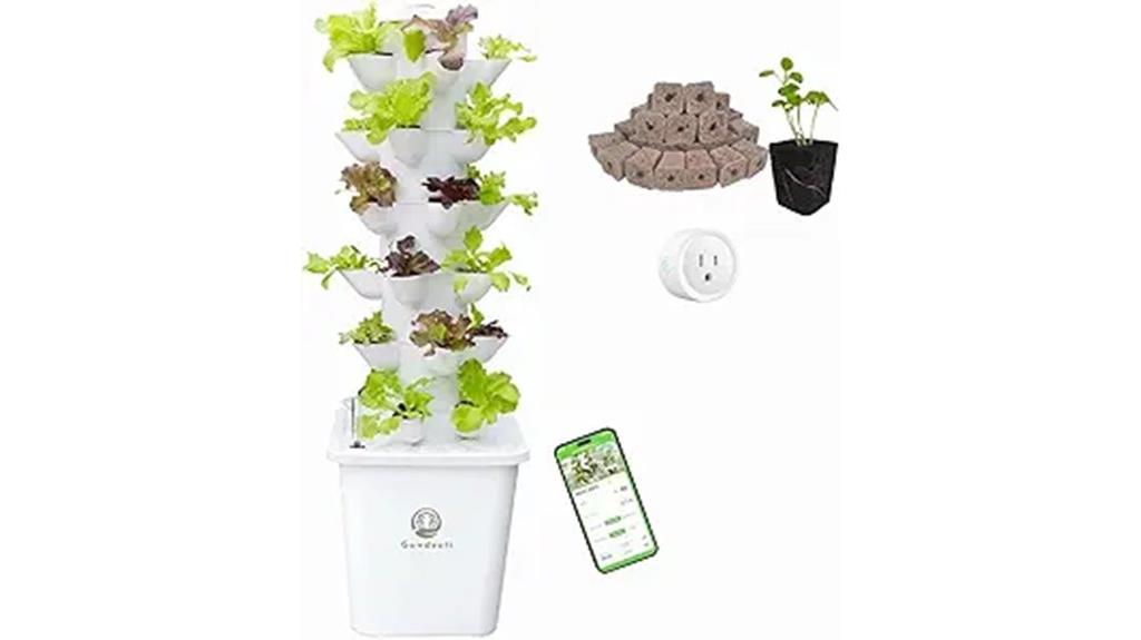 hydroponic kit with pump