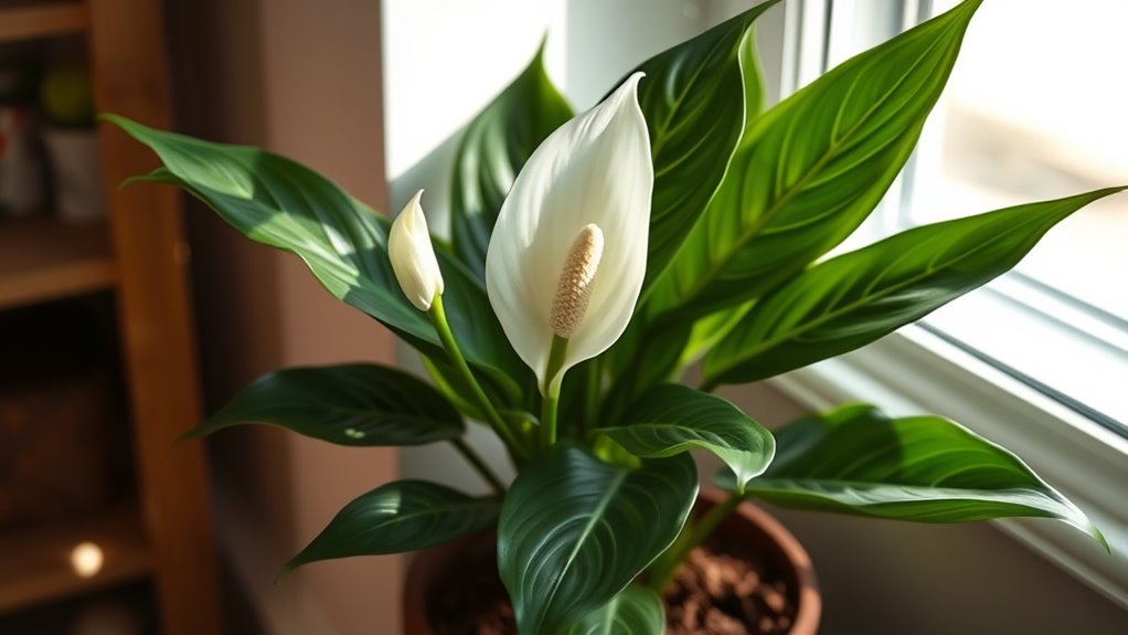 ideal peace lily care location