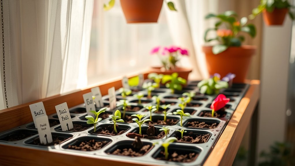 indoor balcony seed starting