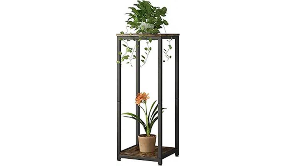indoor corner metal shelf