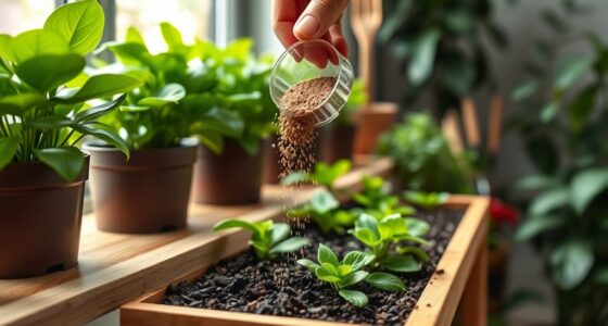 indoor garden fertilizer selection