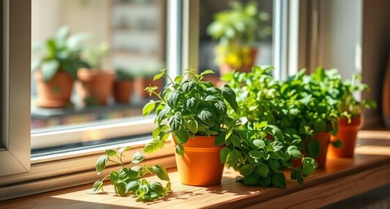 indoor herb garden setup