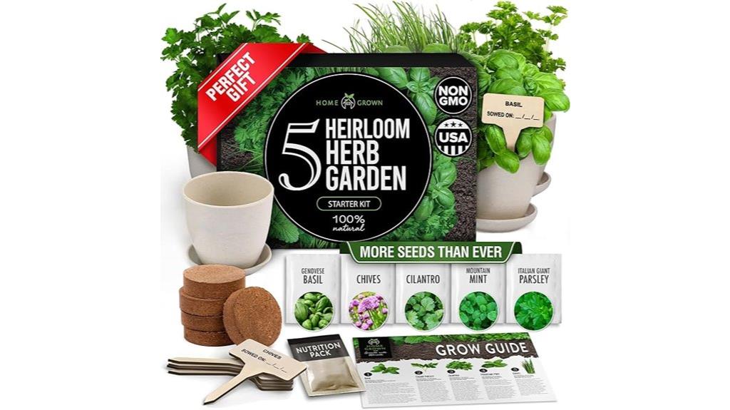 indoor herb gardening starter kit