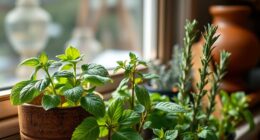 indoor herb overwintering tips