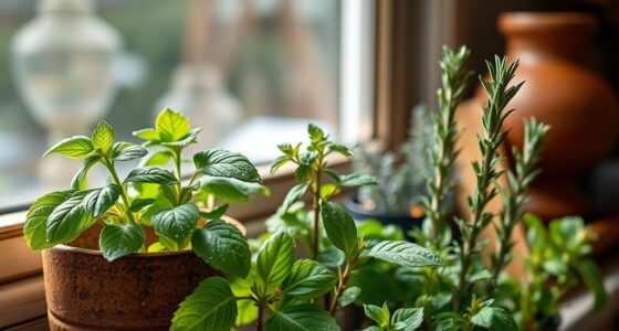 indoor herb overwintering tips