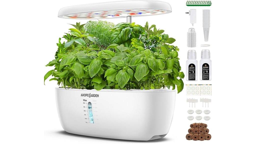indoor hydroponic garden 12 pods