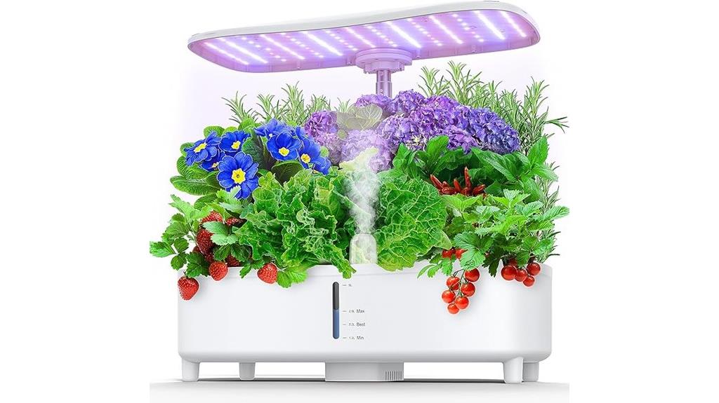 indoor hydroponic herb garden