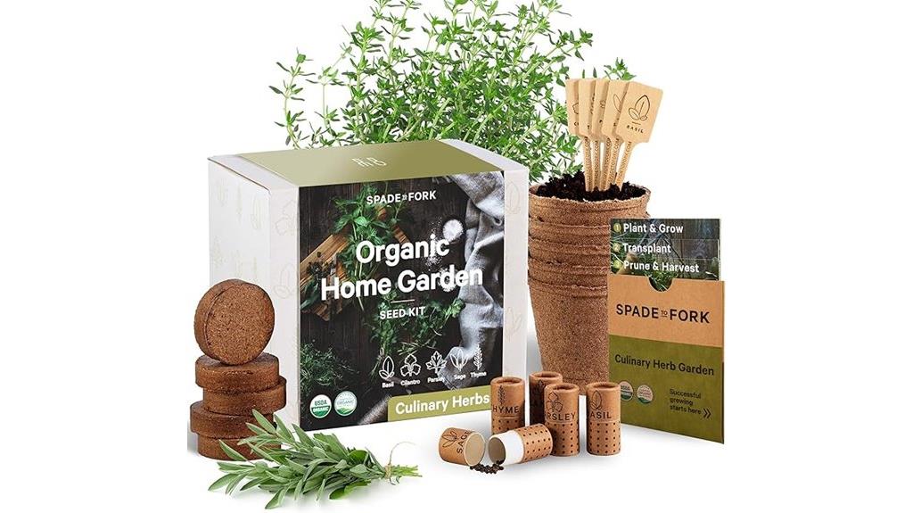 indoor organic herb garden