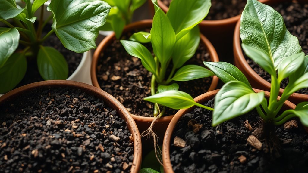 indoor plant potting considerations