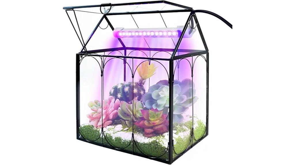 indoor plant terrarium lighting