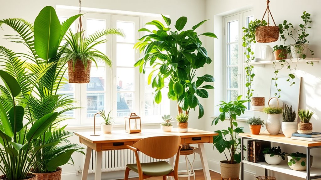 indoor plants promote faster recovery