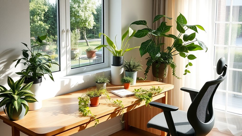 indoor plants reduce stress