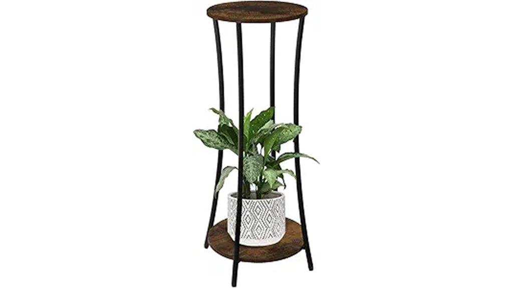 indoor two tier plant stand