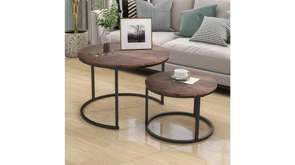 industrial coffee table set