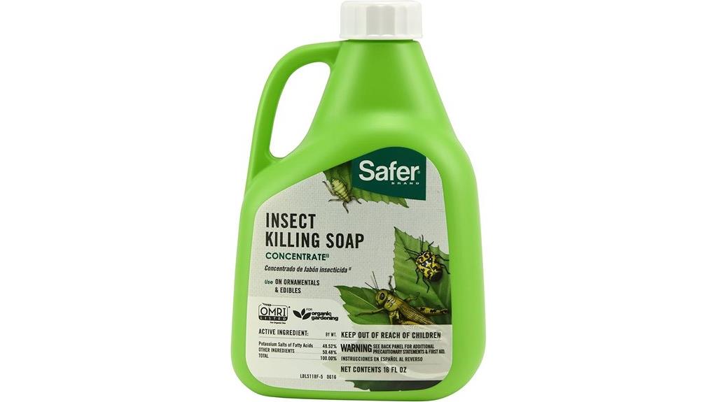 insecticidal soap plant treatment