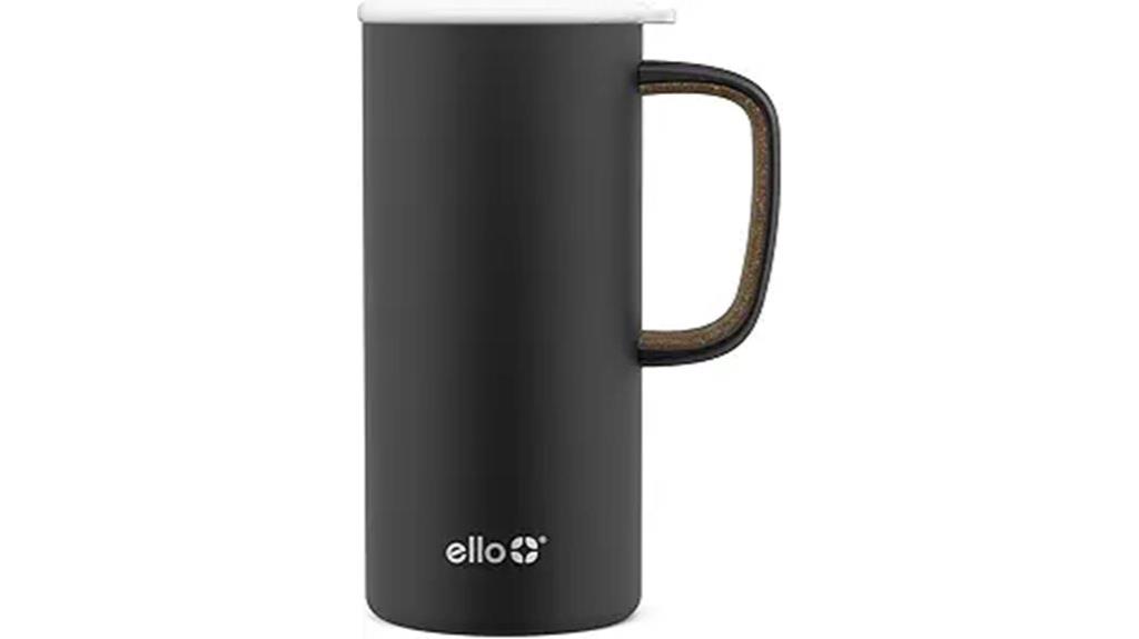 insulated mug with leak proof lid