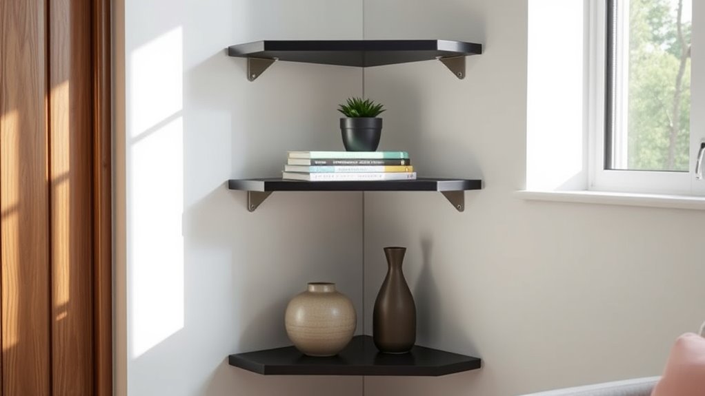 key factors for corner shelving