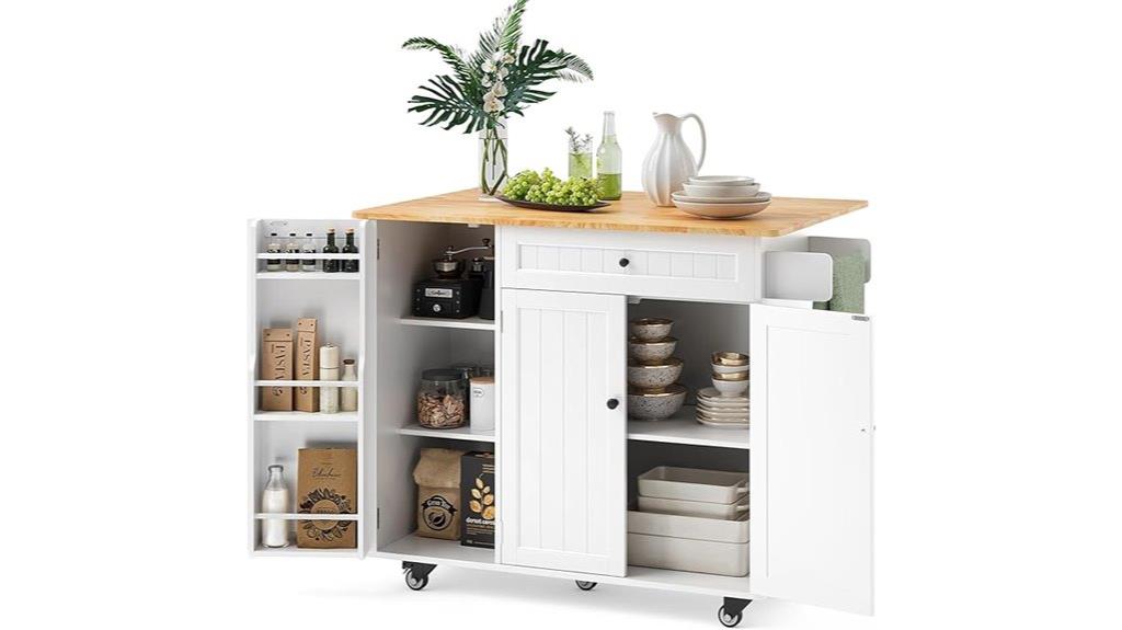 kitchen island with storage