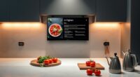 kitchen smart display recipes