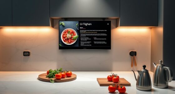 kitchen smart display recipes