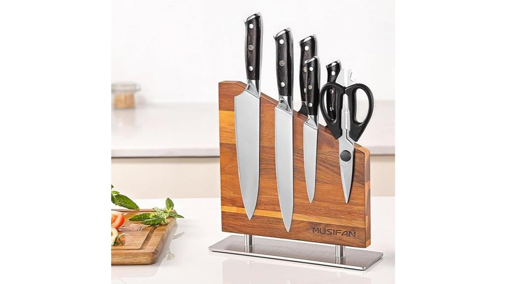 knife storage magnetic block
