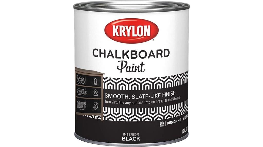 krylon chalkboard paint quart