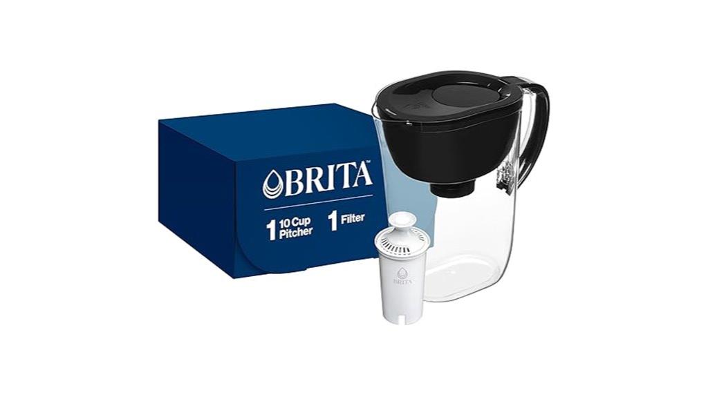 large 10 cup filter pitcher