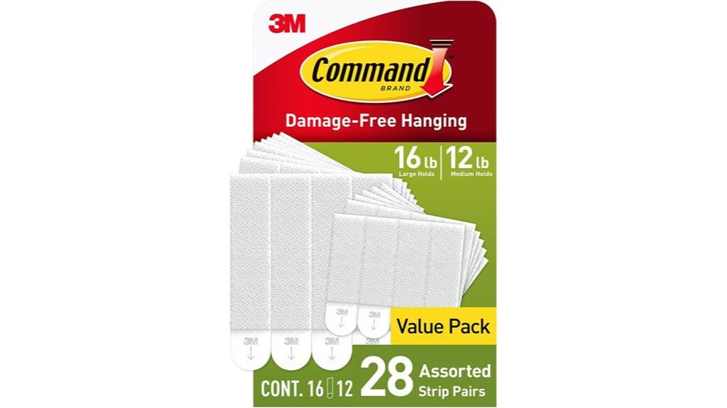 large and medium strips